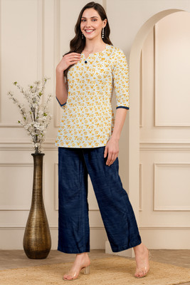 Fabricana Women Kurti Palazzo Set