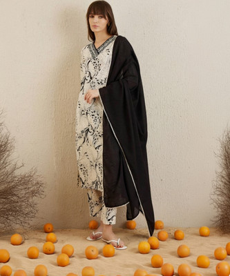 PARTHVI Women Kurta Pant Dupatta Set