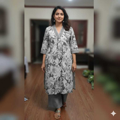 SOFIA COLLECTION Women Kurta Palazzo Set