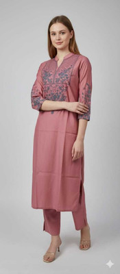 Ramyalabel Women Kurti Pant Set