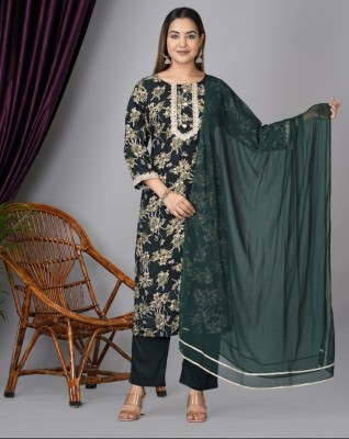 Weva Fashion Women Kurta Pant Dupatta Set