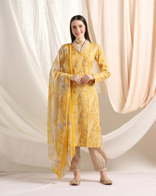 Leriya Fashion Women Kurta Pant Dupatta Set