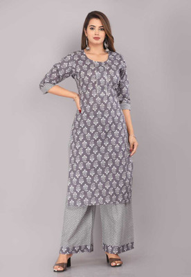 PG Garments Women Kurta Palazzo Set