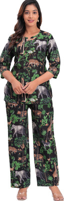 gottam Women Ethnic Top Pant Set