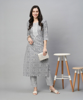 SUNART FAB Women Kurta Pant Set
