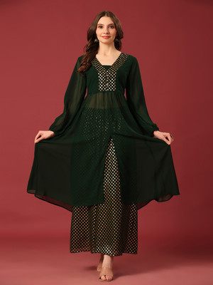 Poshak Hub Women Kurta Palazzo Set