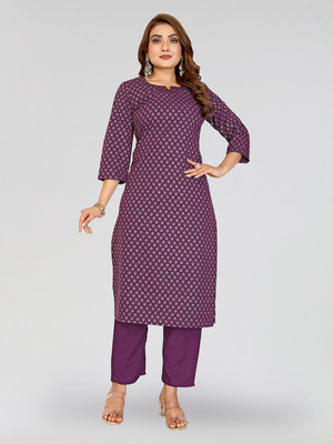 Hema Silk Mills Women Kurta Pant Set