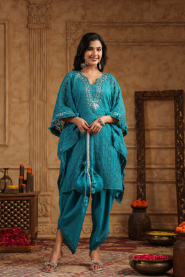 aaraas Women Kaftan Pant Set