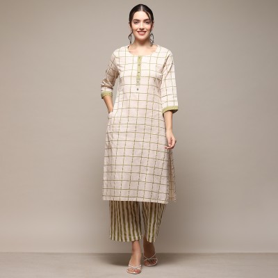 BIBA Women Kurta Palazzo Set