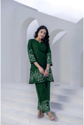 Devikrupa Fashion Women Ethnic Top Palazzo Set