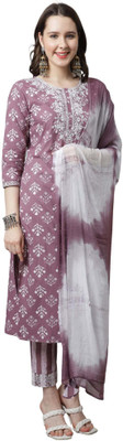 VihaanExim Women Kurta Pant Dupatta Set