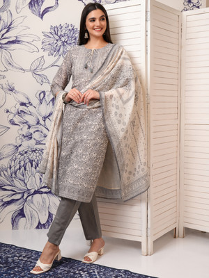 Vishudh Women Kurta Pant Dupatta Set