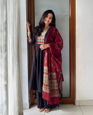 Tasrika Women Kurti Pyjama Dupatta Set