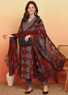 VBUYZ Women Kurta Pant Dupatta Set