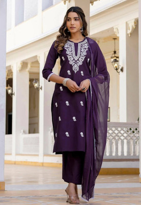 Trijal Fab Women Kurta Pant Dupatta Set