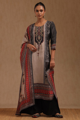 soch Women Kurta Palazzo Attached Dupatta Set