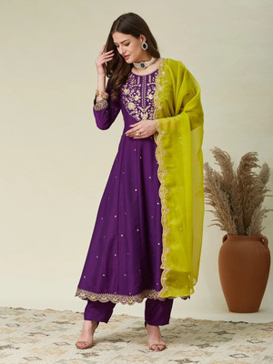 MOKOSH Women Kurta Pant Dupatta Set