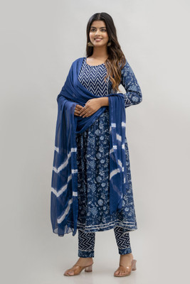 WOMENISHKURTI Women Kurta Pant Dupatta Set