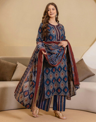 Skylee Women Kurta Pant Dupatta Set