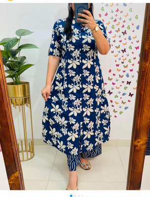 K CREATION Women Kurti Palazzo Set