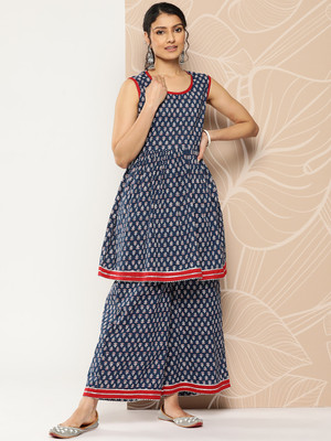 mokshi Women Kurta Palazzo Set
