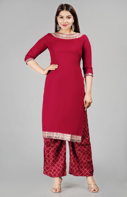 RF CLOTHES Women Kurta Pant Set