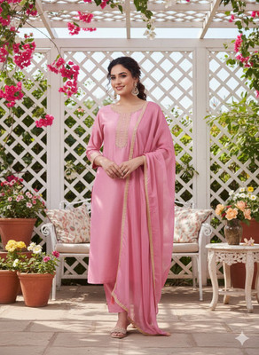 MOKOSH Women Kurta Pant Dupatta Set