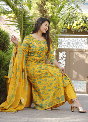 Naisha Women Kurta Palazzo Set