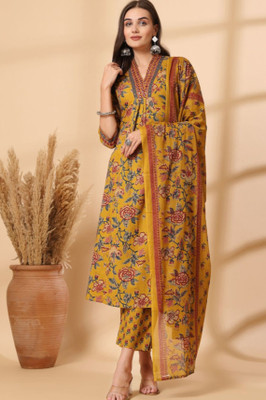 SUBH LAXMI Women Kurta Palazzo Dupatta Set