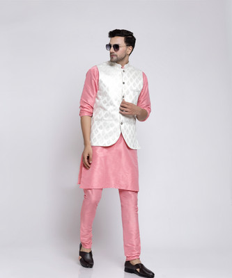 TS Lifestyle Men Kurta Pyjama Ethnic Jacket Set