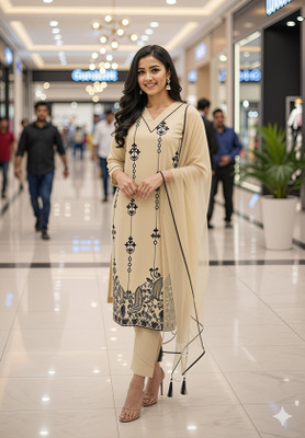 HIVA TRENDZ Women Kurta Pant Dupatta Set