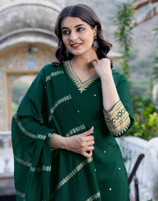 Skylee Women Kurta Pant Dupatta Set