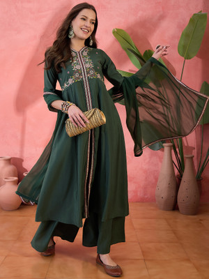 Tasrika Women Kurta Palazzo Dupatta Set