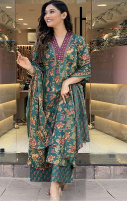 Divastri Women Kurta Palazzo Dupatta Set