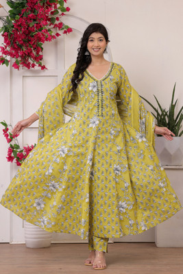 shreedha Women Kurti Pant Attached Dupatta Set