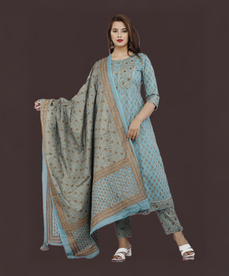 Mayshka Creation Women Kurta Pant Dupatta Set