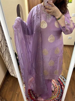 PS PATOLA SWAG Women Kurta Pant Dupatta Set