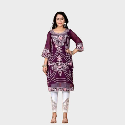 A One Collection Women Kurta Pant Set
