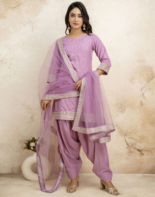 Skylee Women Kurta Patiala Dupatta Set
