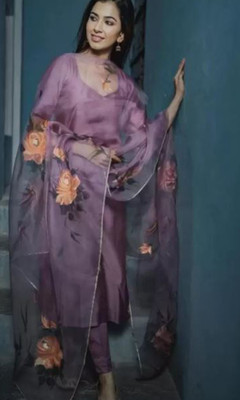 Tejasvi Enterprise Women Kurta Pant Dupatta Set