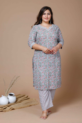 MIRAVAN Women Kurta Palazzo Set