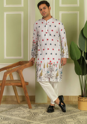 BEXARIO Men Kurta Pyjama Set