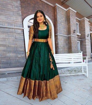 Kedar Fab Anarkali Gown(Green)