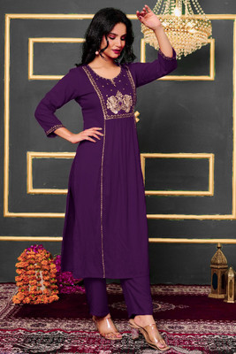 Kiya Enterprises Women Kurta Pant Set