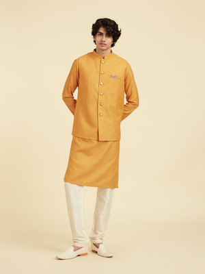 DIWAS by Manyavar Men Kurta Pant Ethnic Jacket Set