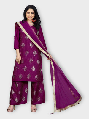 HOC's Women Kurta Pyjama Dupatta Set