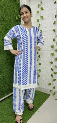 Anusa Women Kurti Palazzo Set