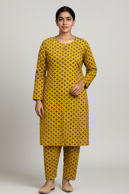 OSWAL ARTS Women Kurti Pyjama Set