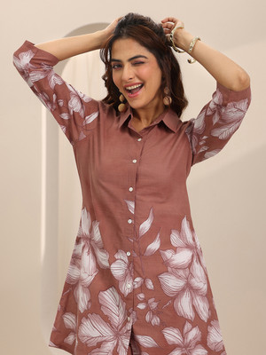 LIBAS Women Shirt Palazzo Set