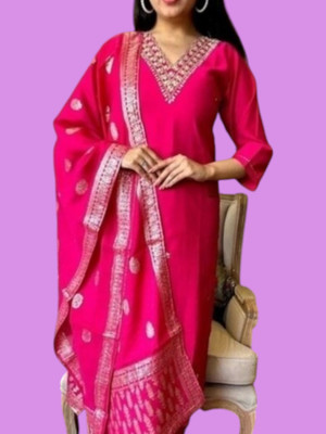 hiba fashion Women Kurta Pant Dupatta Set